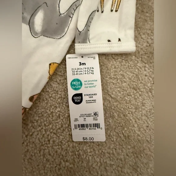 Carter's Animal Print Onesie NWT - Picture 4 of 5